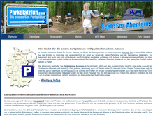 Tablet Screenshot of parkplatzfun.com